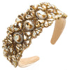 Hair Hoop Rhinestone Glass Drill Geometric Diamond Baroque Style Hair Accessories
