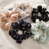 Hair Jewelry Chiffon Fabric Sweet Style Handmade Large Intestinal Ring Hair Rope