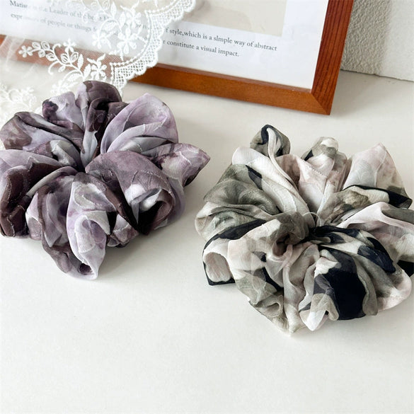Hair Loop Chiffon Handmade High Elastic Ponytail Hair Rope