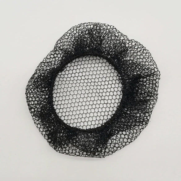 Hair Net Head Flower Hair Clip Net Pocket Elastic Fine Net Full Head Bag Thick And Thin Net Encryption Thick Net With Dancing Work Hair Accessories