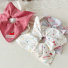 Hair Ring And Hair Rope For Women Square Style Floral Design Fabric Material High Elasticity Seiko Processing