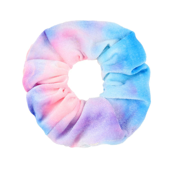 Hair Ring Cloth Velvet Tiedye Handmade Round Large