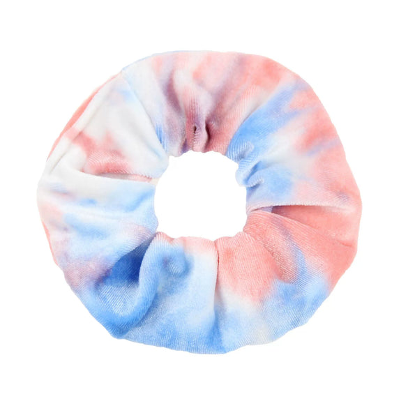 Hair Ring Cloth Velvet Tiedye Handmade Round Large