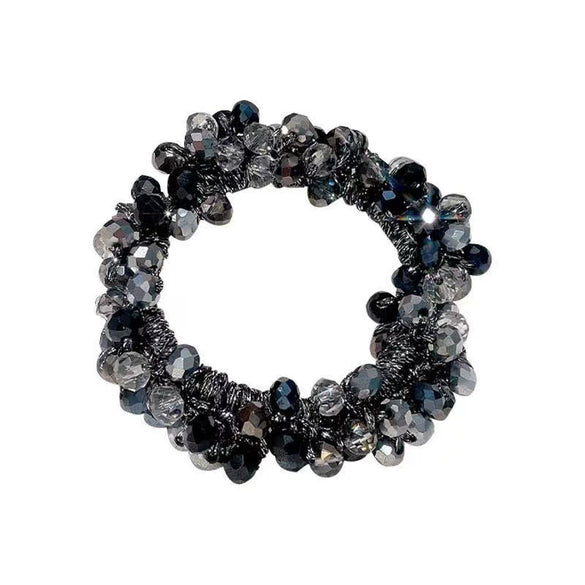 Hair Ring Crystal Handmade Rubber Tendon Female Elegant High Elasticity Headwear
