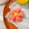 Hair Ring Fabric Flower Bow Drip Glue Handmade Inlaid Simple Hair Accessories For Girls