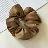 Hair Ring Fabric Handmade French Retro Style With Large Intestine Shape And Fringed Flower Bud Design