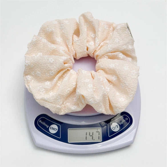 Hair Ring Fabric Handmade Heart Shape Little Fresh High Elasticity