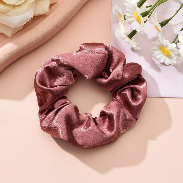 Hair Ring Fabric Handmade Solid Color Simple Fashion Female Hair Accessories
