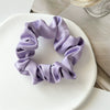 Hair Ring Fabric High Elastic Simple Solid Color Handmade