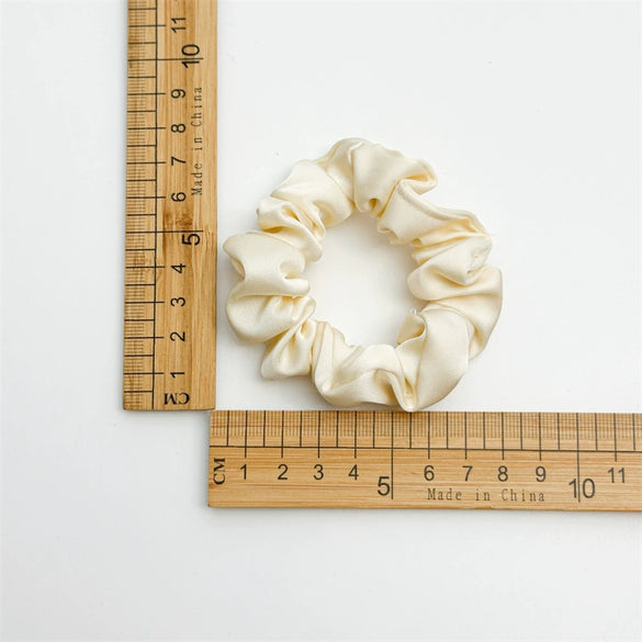 Hair Ring Fabric High Elastic Simple Solid Color Handmade