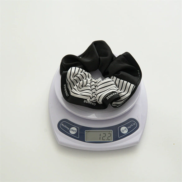 Hair Ring Fabric High Elasticity Handmade Navy Style