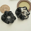 Hair Ring Fabric High Elasticity Handmade Navy Style
