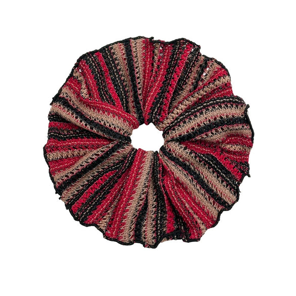 Hair Ring Fabric Hollow Knitted Handmade Fashion High Elasticity Headwear