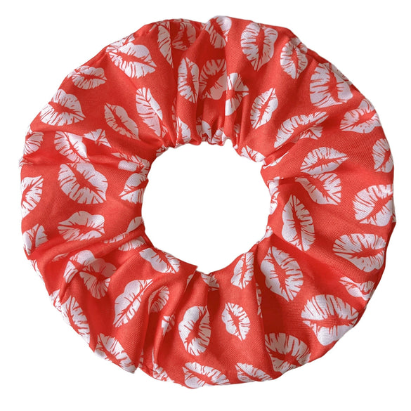 Hair Ring Fabric Love Lip Pattern Knitted Hair Accessories