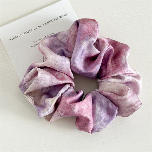 Hair Ring Fabric Tiedye Handmade Elastic