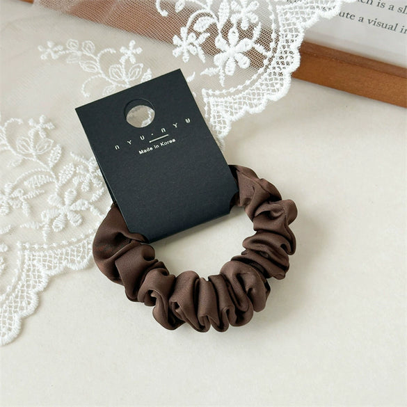 Hair Ring Hair Rope Fabric Handmade Elegant Simple Small Intestinal Circle Allmatch For Women