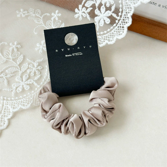 Hair Ring Hair Rope Fabric Handmade Elegant Simple Small Intestinal Circle Allmatch For Women