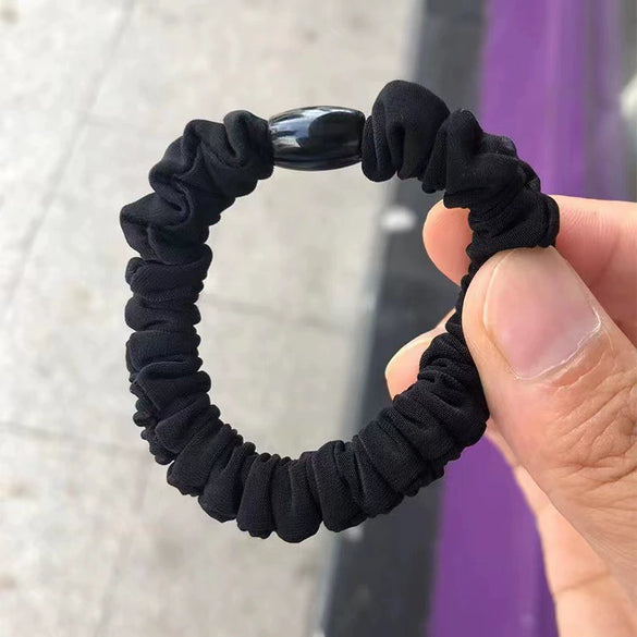 Hair Ring Hair Rope Handmade Mixed Material High Elasticity Plants And Flowers Style