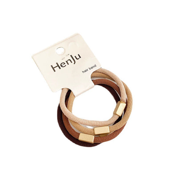 Hair Ring Head Rope Mixed Material Handmade High Elastic Women's Fashionable Durable