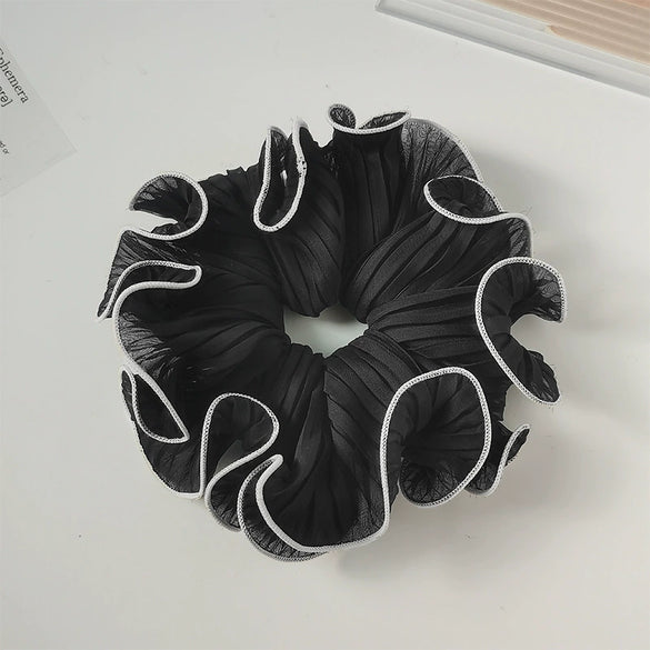 Hair Ring Head Rubber Band Fabric Handmade High Elasticity Geometric