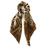Hair Ring Leopard Snake Ribbon Cloth Pure Handmade Women's Hair Accessories