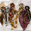 Hair Ring Leopard Snake Ribbon Cloth Pure Handmade Women's Hair Accessories
