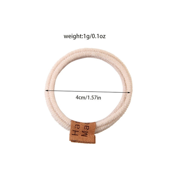 Hair Ring Nylon Handmade High Elasticity Bear Head Style