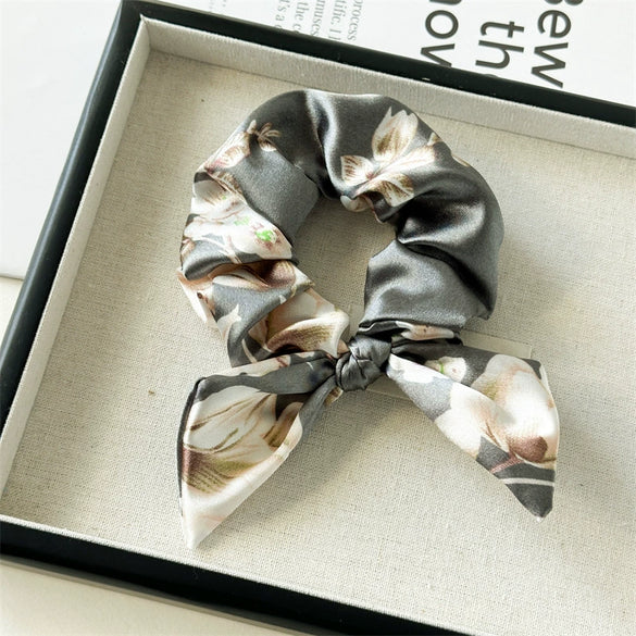 Hair Ring Satin Fabric Handmade High Stretch Fashion Women's Hair Accessories