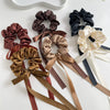 Hair Ring Satin Handmade High Elasticity For Girls