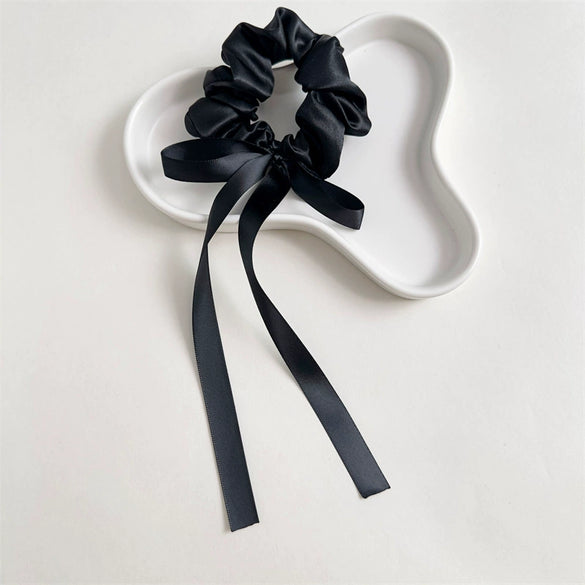 Hair Ring Satin Handmade High Elasticity For Girls