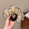Hair Ring Vessel Skirt Pendulum Large Intestine Shape Fabric Handmade Tie Hair Rope Head Flower Loose Type