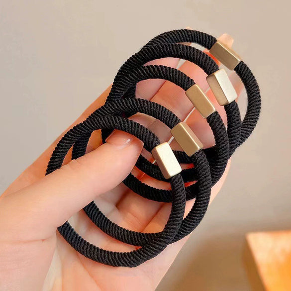 Hair Rope Fabric Handmade High Elastic Bear Hair Accessories For Women And Girls