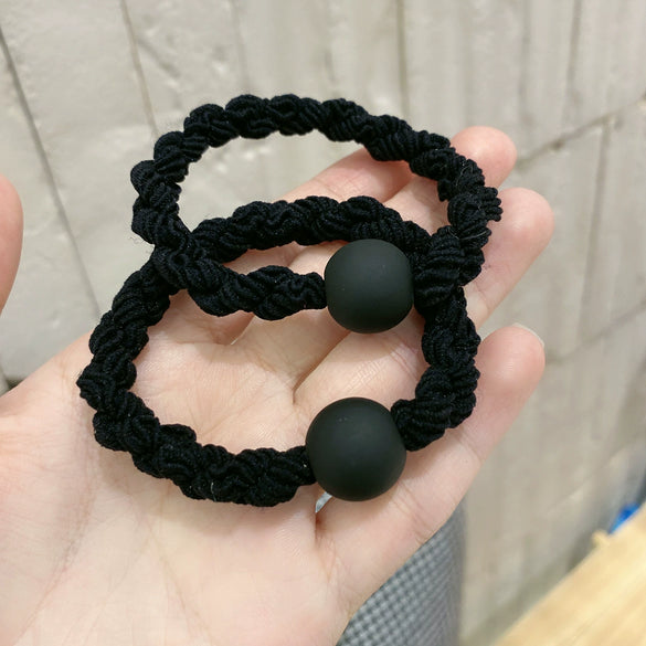 Hair Rope Fabric Handmade High Elastic Bear Hair Accessories For Women And Girls