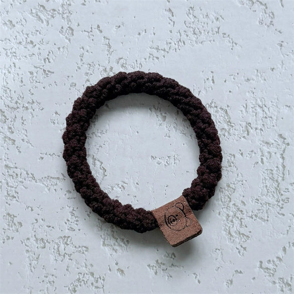 Hair Rope Fabric Handmade High Elastic Bear Hair Accessories For Women And Girls