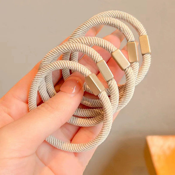 Hair Rope Fabric Handmade High Elastic Bear Hair Accessories For Women And Girls