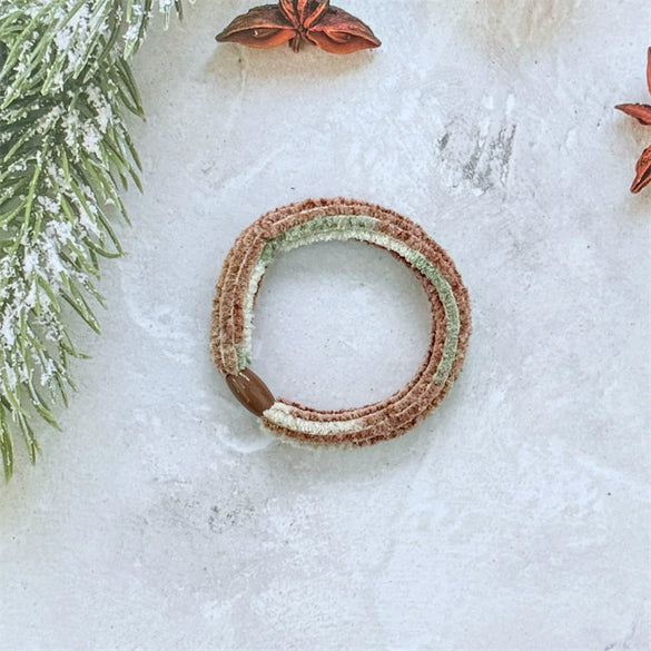 Hair Rope Fabric Handmade High Elastic Bear Hair Accessories For Women And Girls