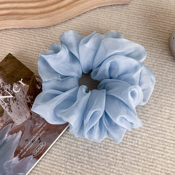 Hair Rope Organza Knitting Loose Geometric Style For Female