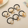 Hair Rope Pearl Pendant High Elastic Minimalist Women's Headwear