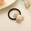 Hair Rope Pearl Pendant High Elastic Minimalist Women's Headwear