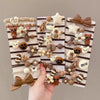 Hair Rope Wool High Elasticity Handmade Cartoon Letters Numbers Text Bow