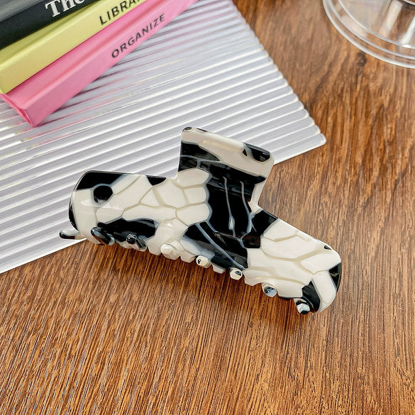 Hair Shark Clip Acetic Acid Fashion Geometric Handmade Women's Headwear