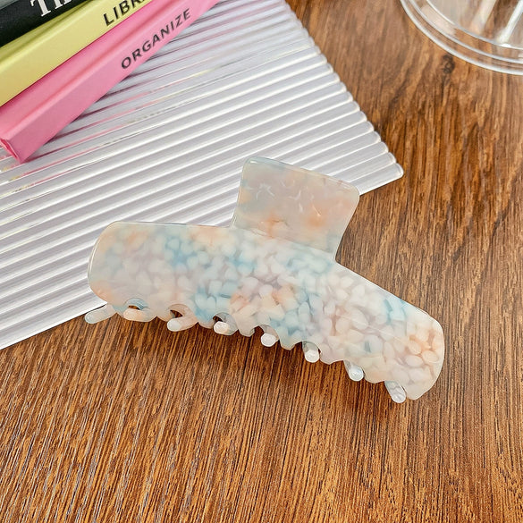 Hair Shark Clip Acetic Acid Fashion Geometric Handmade Women's Headwear