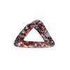 Hair Shark Clip Pc Material Geometric Style Handmade Triangle Hollow Design