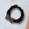 Hair Tie Bow High Elasticity Mixed Materials Handmade Retro Hair Accessory