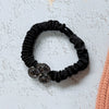 Hair Tie Bow High Elasticity Mixed Materials Handmade Retro Hair Accessory