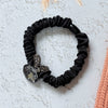 Hair Tie Bow High Elasticity Mixed Materials Handmade Retro Hair Accessory