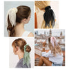 Hair Tie Cloth Sweet Style Double Layer Bow High Elasticity Pure Handmade Hair Accessory