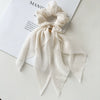 Hair Tie Cloth Sweet Style Double Layer Bow High Elasticity Pure Handmade Hair Accessory