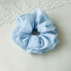 Hair Tie Fabric Handmade Floral Edge Scrunchie For Women
