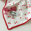 Hair Tie Fabric Sweet Cherry Bow Handmade High Elasticity